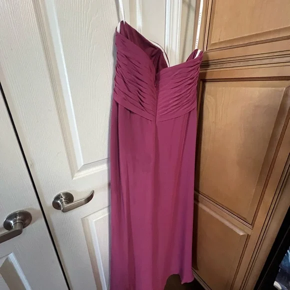 Azazie Arabella Allure Mulberry Bridesmaid Dress - Picture 4 of 4